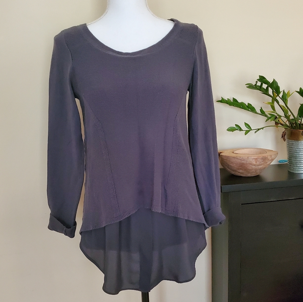 Tunic sweater.